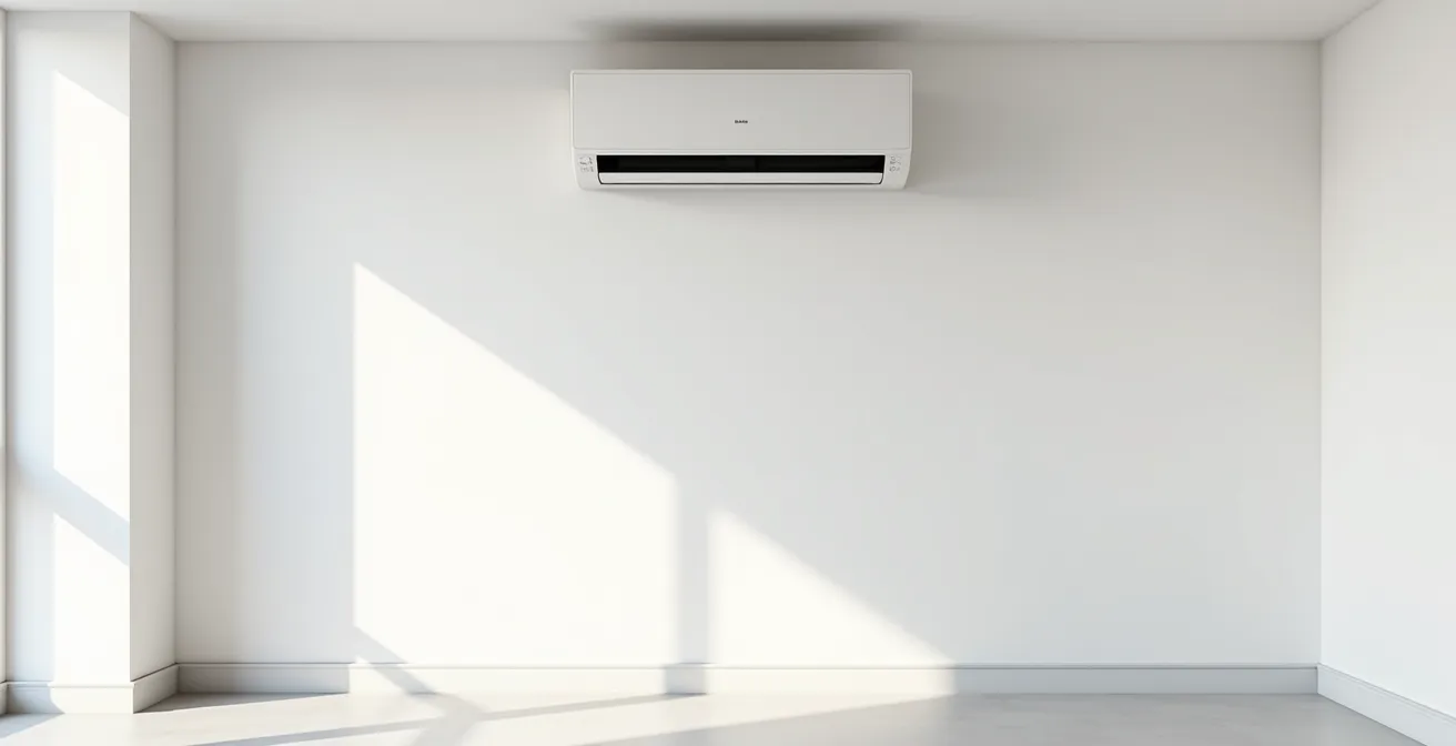 Axe Environnemental & Minimaliste : Installation climatisation dans espace épuré