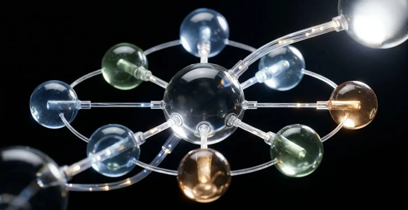 Schéma architectural montrant l'interconnexion de différents protocoles de communication dans un bâtiment intelligent