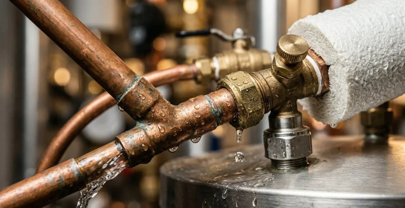 Schéma technique d'un circuit hydraulique avec ballon tampon et pompe à chaleur